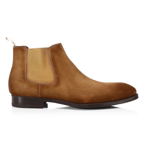 Magnanni For Saks Fifth Avenue Suede Chelsea Boots